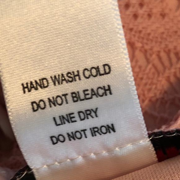 stitchBtween Sleeveless Salmon Color Crochet Dress - Picture 6 of 7